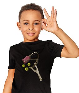 Camiseta Estilingue - Infantil