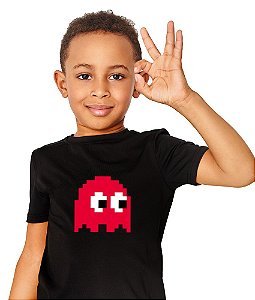 Camiseta Fantasma Pac-Man - Infantil