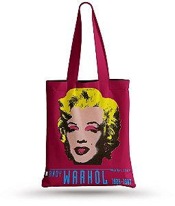 Ecobag Pink com Bolso Marilyn Monroe