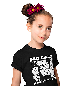Camiseta Bad Girls - Infantil