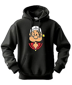 Moletom Popeye com Capuz e Bolso