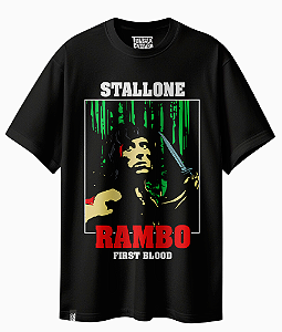 Camiseta Básica Rambo First Blood