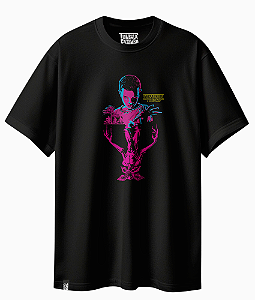 Camiseta Básica Stranger Things Mundo Invertido