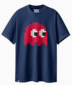 Camiseta Básica Fantasma Pac Man