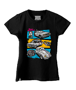 Camiseta Baby Look Carros Clássicos