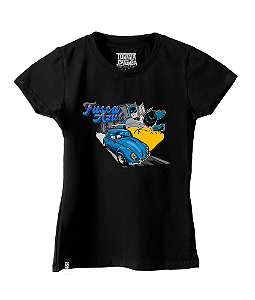 Camiseta Baby Look Fusca Azul