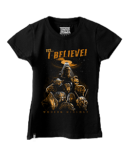 Camiseta Baby Look Believe