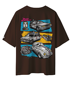 Camiseta Oversized Carros Clássicos