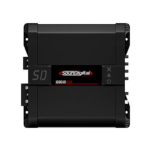 Modulo Amplificador Soundigital Sd1200.1d Evo II 1 Ohms Linha Black