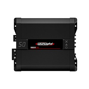 Módulo Amplificador Mono Soundigital SD1600.1D EVO II 4 Ohms Linha Black