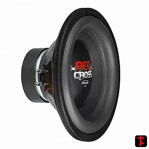 Alto Falante Subwoofer Triton Red Cross 12" Polegadas 500W RMS 4+4 Ohms Som Automotivo