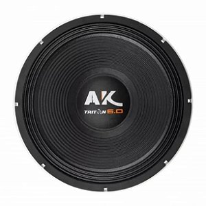 Alto Falante Woofer Triton Ak 6.0 18" Polegadas 3000w Rms 4 Ohms Branco Grave Forte Pancadão Paredão