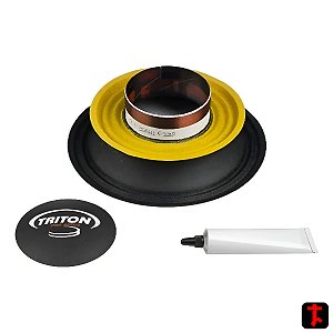 Reparo Alto Falante Triton XRL400 8" Polegadas Original 8 Ohms Som Automotivo