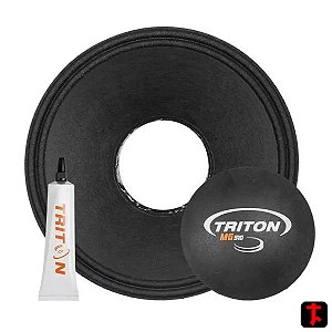 Reparo Alto Falante Triton 10MG510 10" Polegadas Original 8 Ohms Som Automotivo