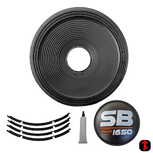Reparo Alto Falante Triton SB1650 15" Polegadas Original 4 Ohms Som Automotivo SB1650