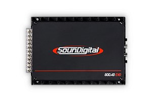 AMPLIFICADOR SOUNDIGITAL SD800.4 Bridge 2 Ohms