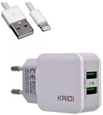 Carregador de Celular Compatível com Iphone USB KD-301A Kadi