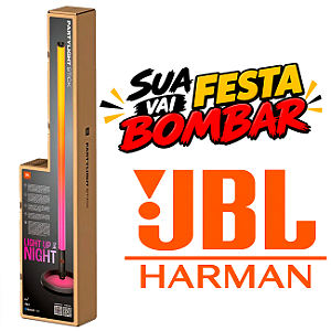 Iluminação Para Festa Party Light JBL Stick, Luz Led Pulsante, 360°, IPX4, Bluetooth, USB-C, 8 Horas de Autonomia