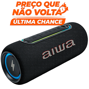 Caixa de Som Speaker AIWA SP-05-LB 30W IPX5 | Preto