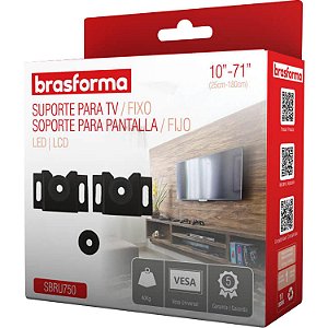 Suporte de parede para TV 10-71” SBRU750 BRASFORMA