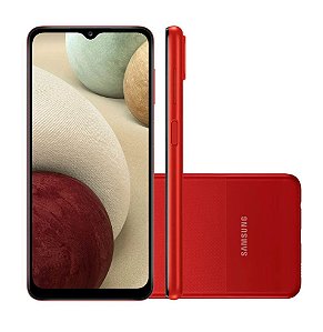 Smartphone Samsung Galaxy A12 64GB Vermelho 4G Tela 6.5” Câmera Quádrupla 48MP Selfie 8MP Dual Chip Android 10 Marca: