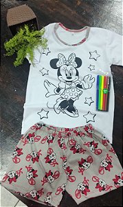 Pijama Infantil Para Colorir  - Meninas