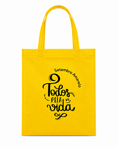 Sacola TNT Personalizada - Setembro Amarelo