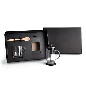 Kit Para Café Com Prensa Francesa - 3 Pçs