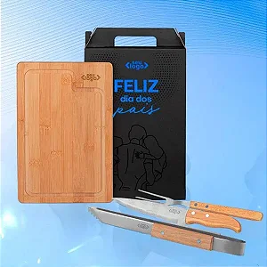Conj. Para Churrasco Com Pegador - 4 Pçs