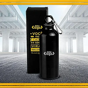 Squeeze Em Alumínio Preto - 500Ml