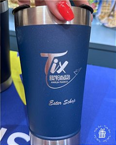 Copo Térmico com Abridor ( com nome individual)