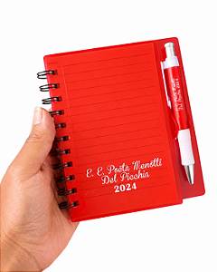 Caderno Personalizado com Caneta