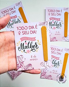 Card com Lixa