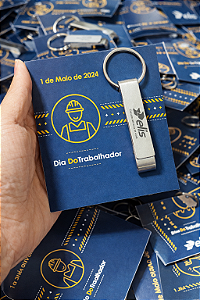 Chaveiro Abridor Com Card Personalizadod