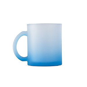 Caneca de Vidro Fosca Degradê 350ml