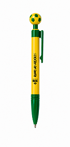 Caneta Plástica Bola Personalizada