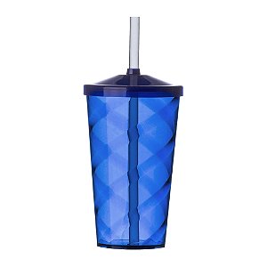 Copo PS 550ml com Canudo