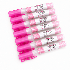 Bastão de Álcool em Gel Personalizado Outubro Rosa