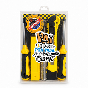 Kit Ferramentas Personalizado com 6 Peças