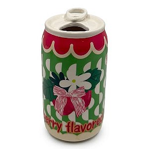 Escultura Cerâmica Lata Strawberry Flavored Soda