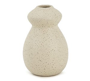 Mini Vaso Cerâmica Off - M