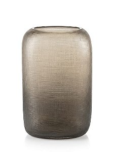 Vaso Trama Cinza - M