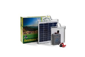 Eletrificador Rural Solar ZS50i 2Joules  50km Raio de Ação 2.100 Metros ZEBU