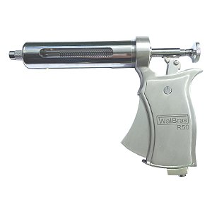 SERINGA PISTOLA MOD. R50 - 50CC REG 1 A 5ML - WALBRAS