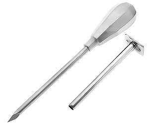 TROCATER DE INOX DIÂMETRO 10 MM COMPRI 15 CM CABO METÁLICO