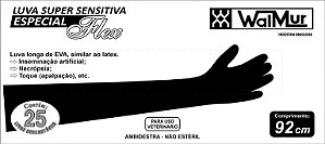 LUVAS WALMUR SUP.SENSIT.ESPECIALFLEX 92CM CX/25