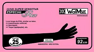 LUVAS WALMUR SUPER SENSITIVA ESPECIALFLEX 92CM PCT/25