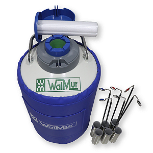 Botijão de Nitrogênio YDS-6 - 6 Litros para Sêmen e Material Genético – Walmur