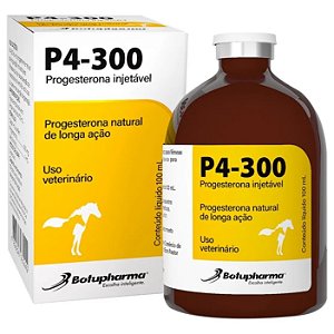 Progesterona P4-300 Botupharma Equinos 100 mL Para Cavalos