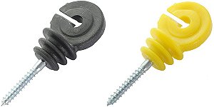 Isolador Anel Tipo Gancho Curto 9cm c/ 100 unidades